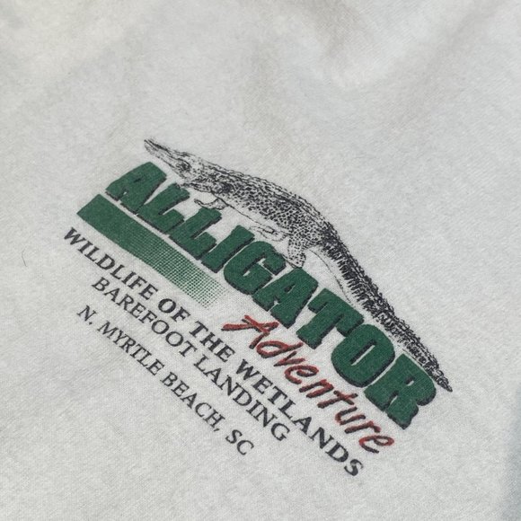 XL - Vintage ‘Alligator Adventure Myrtle Beach’ Graphic T Shirt - Picture 3 of 4